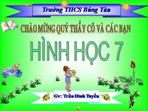 Chương III. §3. Quan hệ giữa ba cạnh của một tam giác. Bất đẳng thức tam giác