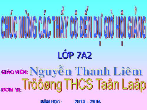 Chương I. §2. Hai đường thẳng vuông góc