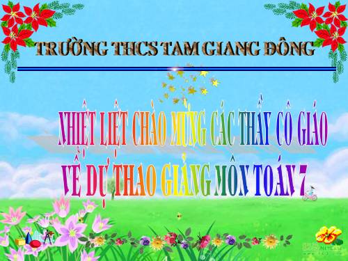 Chương III. §2. Quan hệ giữa đường vuông góc và đường xiên, đường xiên và hình chiếu