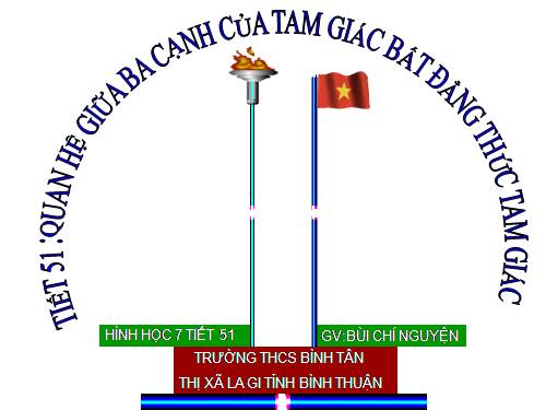 Chương III. §3. Quan hệ giữa ba cạnh của một tam giác. Bất đẳng thức tam giác