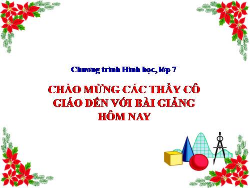 Chương III. §1. Quan hệ giữa góc và cạnh đối diện trong một tam giác