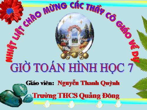 Ôn tập Chương II. Tam giác