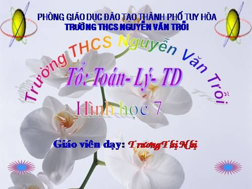 Chương III. §4. Tính chất ba đường trung tuyến của tam giác