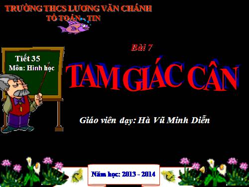 Chương II. §6. Tam giác cân