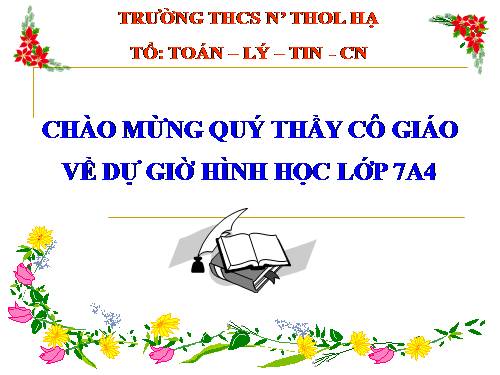 Ôn tập Chương I. Đường thẳng vuông góc. Đường thẳng song song