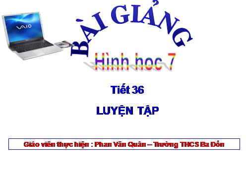 Các bài Luyện tập