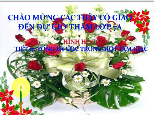 Chương II. §1. Tổng ba góc của một tam giác