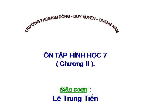 ÔN TÂP CHƯƠNG II HAY