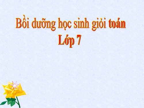 Các bài Luyện tập