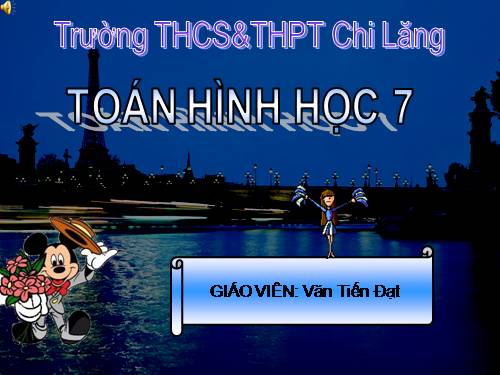 Chương II. §5. Trường hợp bằng nhau thứ ba của tam giác: góc-cạnh-góc (g.c.g)