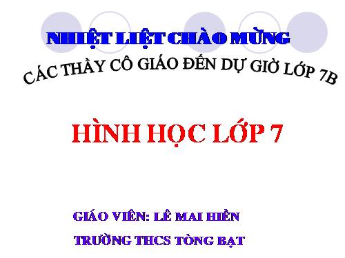 Chương II. §1. Tổng ba góc của một tam giác