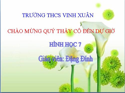 Chương II. §2. Hai tam giác bằng nhau