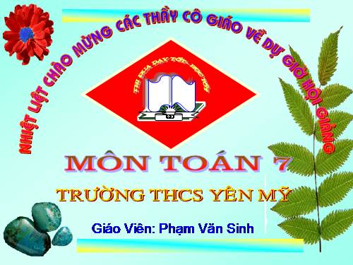 Chương II. §5. Trường hợp bằng nhau thứ ba của tam giác: góc-cạnh-góc (g.c.g)