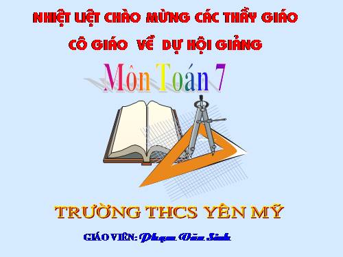 Chương II. §4. Trường hợp bằng nhau thứ hai của tam giác: cạnh-góc-cạnh (c.g.c)