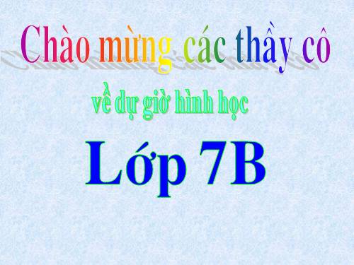 Chương II. §2. Hai tam giác bằng nhau