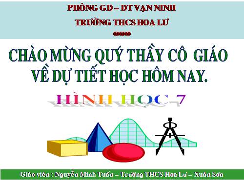 Chương I. §4. Hai đường thẳng song song