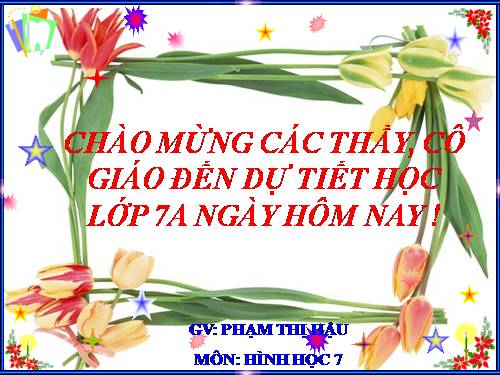 Chương II. §1. Tổng ba góc của một tam giác