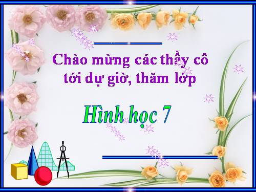 Chương II. §1. Tổng ba góc của một tam giác