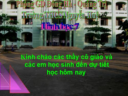 Chương II. §1. Tổng ba góc của một tam giác