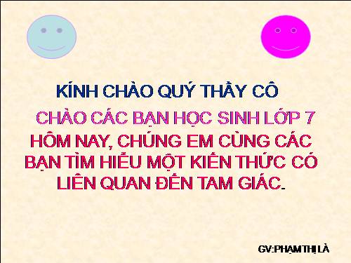 Chương II. §1. Tổng ba góc của một tam giác