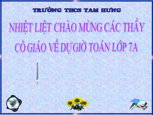 Chương II. §1. Tổng ba góc của một tam giác