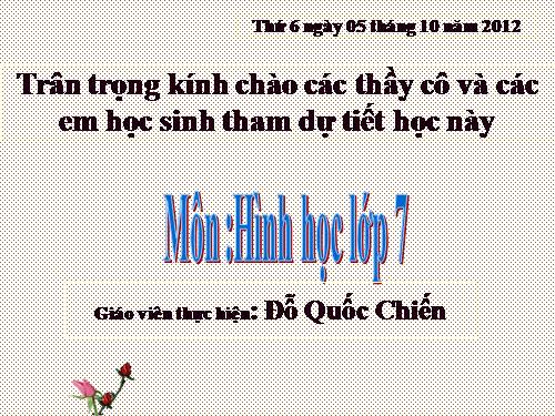 Chương I. §7. Định lí