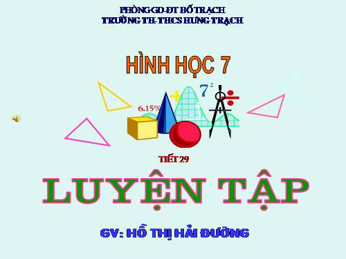 Các bài Luyện tập