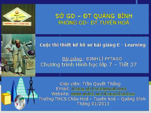 Chương II. §7. Định lí Py-ta-go