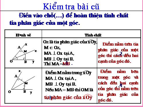 Chương III. §6. Tính chất ba đường phân giác của tam giác