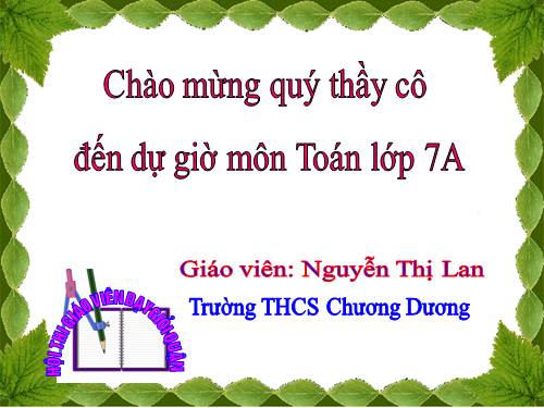 Chương II. §5. Trường hợp bằng nhau thứ ba của tam giác: góc-cạnh-góc (g.c.g)