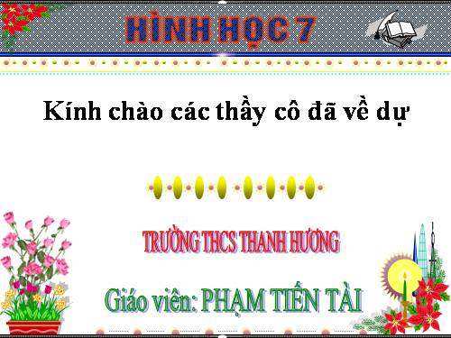 Chương III. §8. Tính chất ba đường trung trực của tam giác