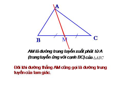 Chương III. §4. Tính chất ba đường trung tuyến của tam giác