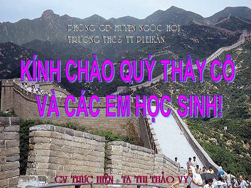 Chương III. §7. Tính chất đường trung trực của một đoạn thẳng