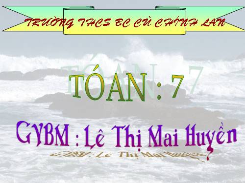 Chương II. §7. Định lí Py-ta-go