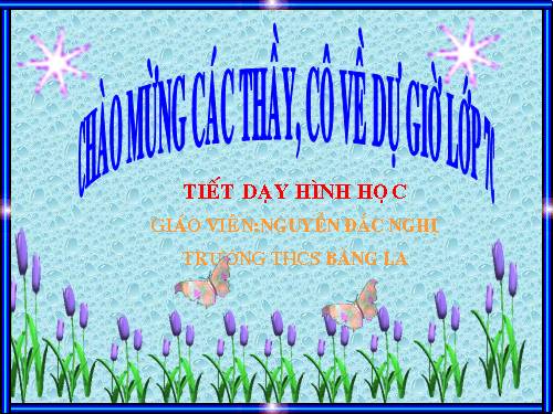 Chương II. §1. Tổng ba góc của một tam giác