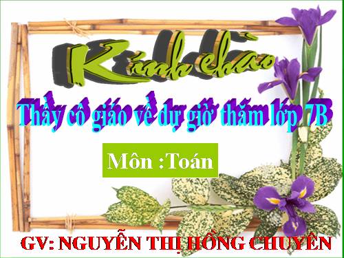 Chương II. §2. Hai tam giác bằng nhau