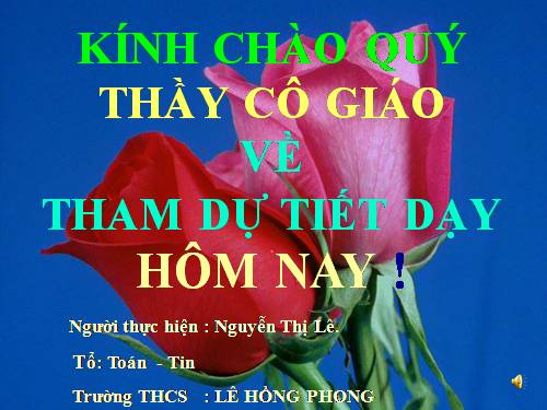 Chương I. §6. Từ vuông góc đến song song