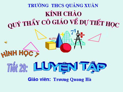 Các bài Luyện tập