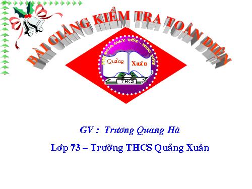 Chương II. §2. Hai tam giác bằng nhau