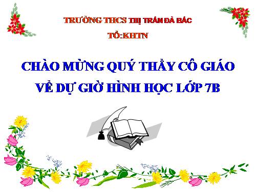 Ôn tập Chương I. Đường thẳng vuông góc. Đường thẳng song song