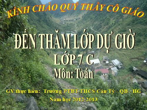 Chương I. §6. Từ vuông góc đến song song