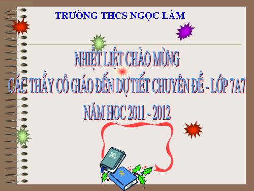 Chương II. §1. Tổng ba góc của một tam giác