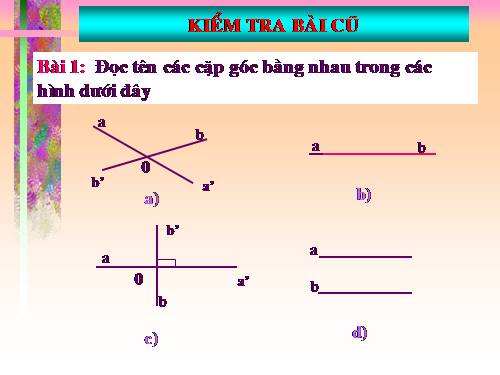 Chương I. §2. Hai đường thẳng vuông góc