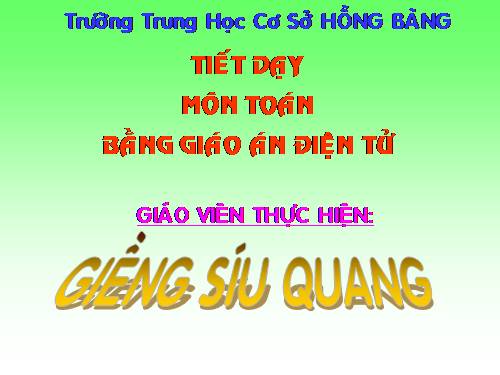 Chương II. §8. Các trường hợp bằng nhau của tam giác vuông