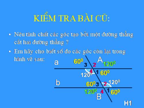 Chương I. §4. Hai đường thẳng song song