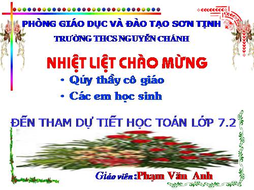 Chương II. §1. Tổng ba góc của một tam giác