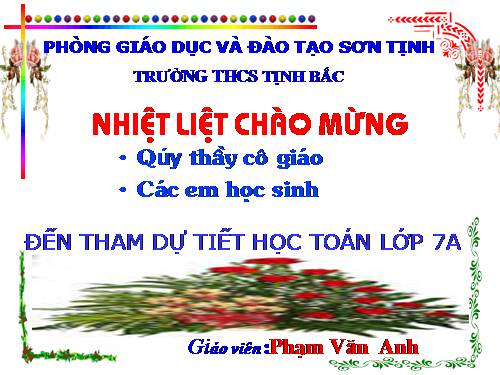 Chương II. §1. Tổng ba góc của một tam giác