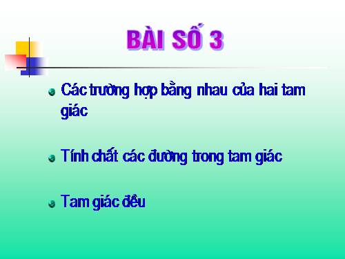 Ôn tập Chương II. Tam giác