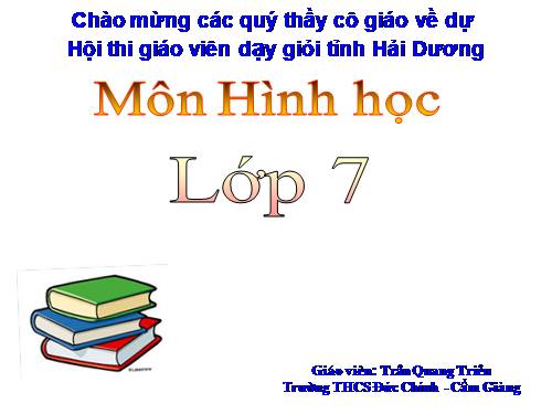 Chương III. §1. Quan hệ giữa góc và cạnh đối diện trong một tam giác