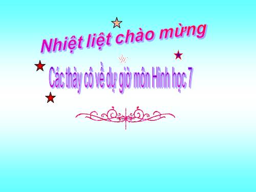 Chương III. §2. Quan hệ giữa đường vuông góc và đường xiên, đường xiên và hình chiếu